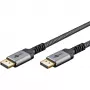 Goobay 65267 DisplayPort-kaabel 5 m Must - Hõbedane (65267)