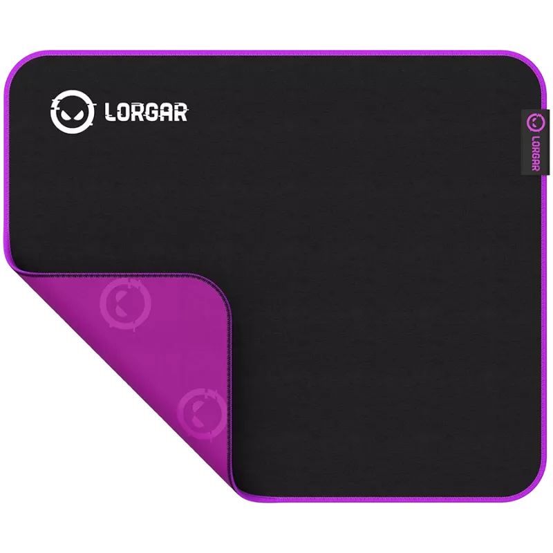 Mänguhiirematt Lorgar LRG-GMP313 Must Lilla 360x300mm