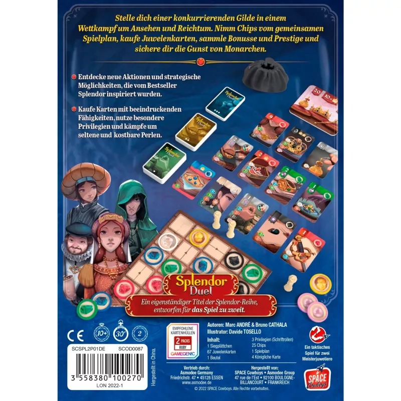 Splendor Duel, lauamäng