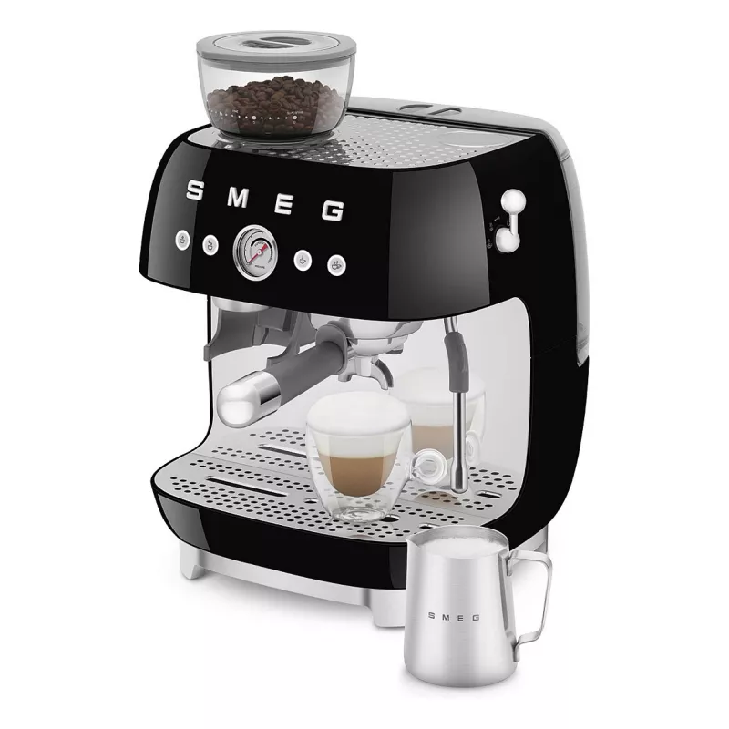 SMEG EGF03BLEU Espressomasin. Kaffeevollautomat 50s stiilis. must