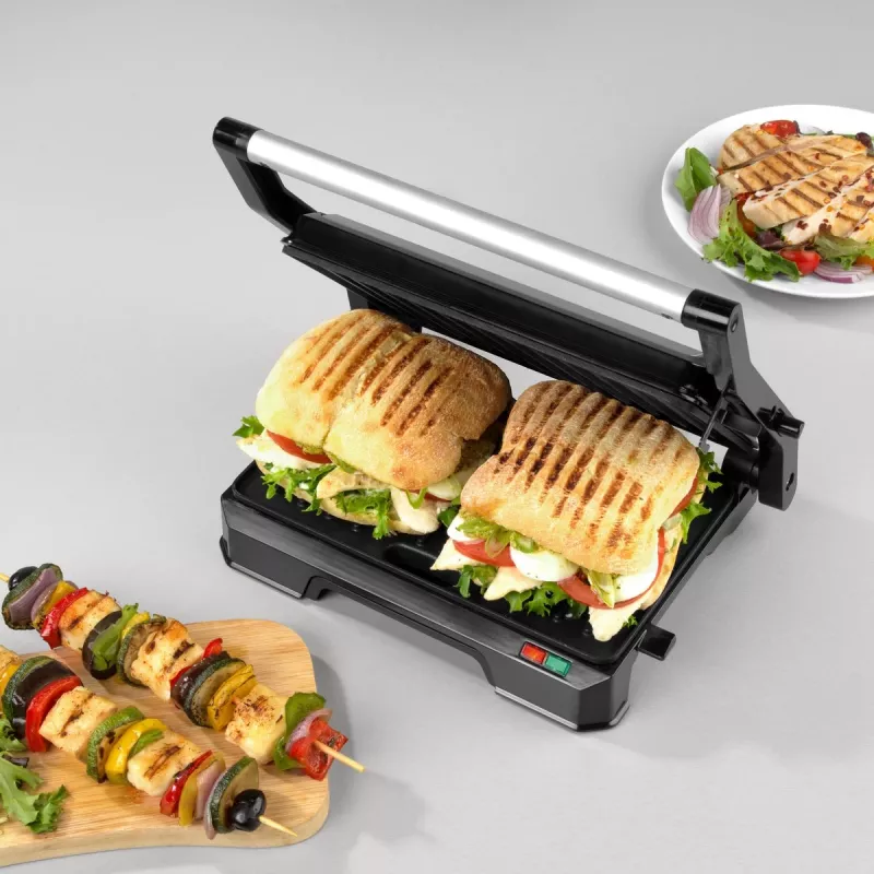 Elektriline 2-ühes tervisegrill Progress EK5854PVDE mittenakkuvate plaatide ja reguleeritava temperatuuriga