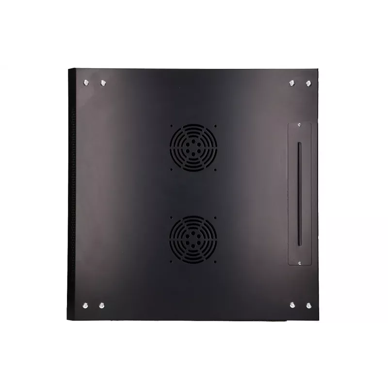 Seinale kinnitatav riiul Extralink Rackmount kapp 12U 600x600 Must