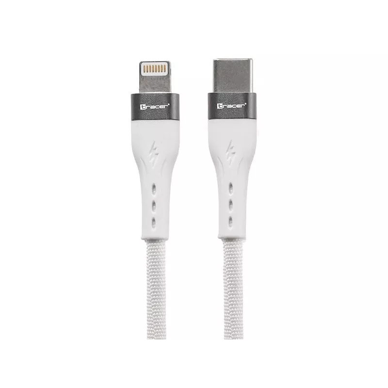 Kaabel Type C - Lightning 1m Valge