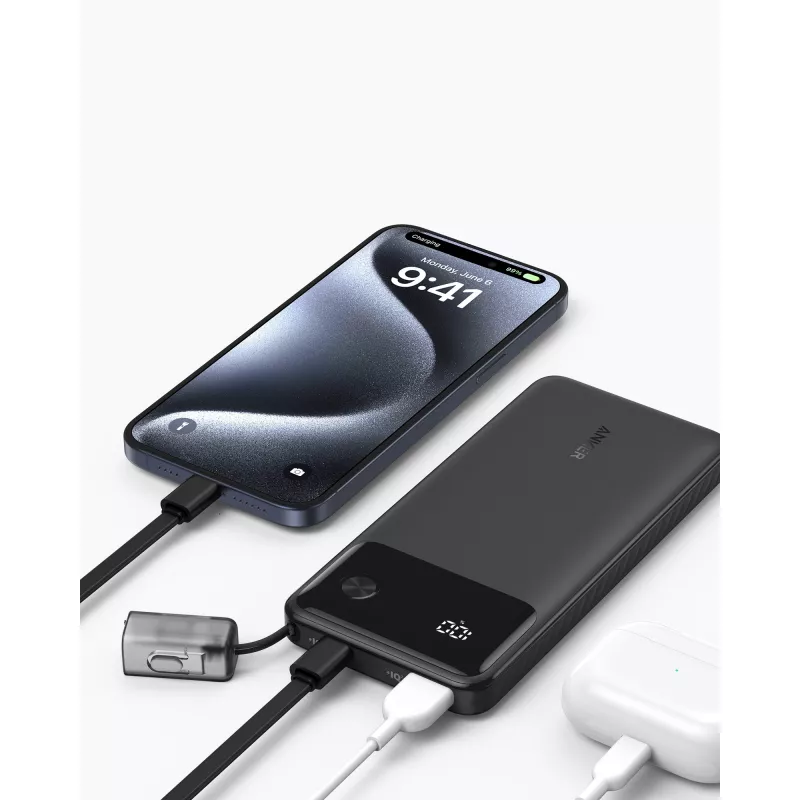 Anker Innovations Power Bank 10 000mAh 22.5W Must (A1388G11)