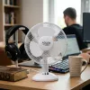 Adler | AD 7302 | Lauaventilaator | Valge | Läbimõõt 23 cm | Kiiruste arv 2 | Ostsillatsioon | 60 W | Ei
