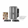 Ninja SL400EU fritüür Double 9.5 L 2470 W kuumaõhufritüür Must, Hall
