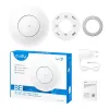 Juhtmevaba pöörduspunkt Cudy AP11000 — kolmeribaline Wi‑Fi 6 (2,4/5/6 GHz), 5760 Mbit/s, MU‑MIMO, lae-/seinale kinnitatav
