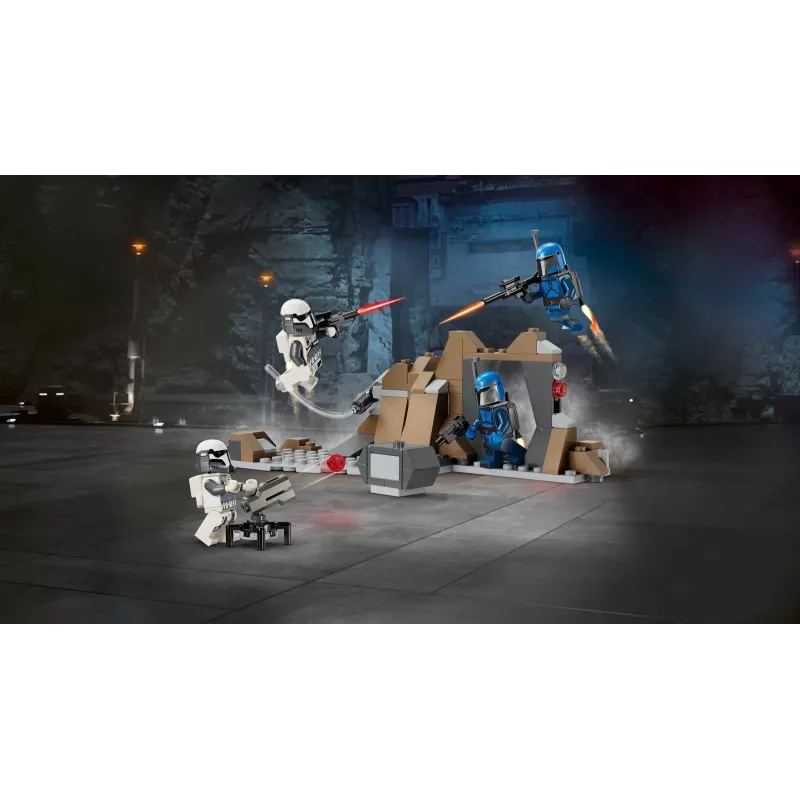 Ehitusmänguasi LEGO Star Wars Ambush on Mandalore Battle Pack 75373 — 4 minifiguuri, 109 osa, vanus 6+