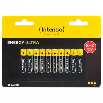 Intenso Batteries Energy Ultra AAA LR03 10 tk Shrinkpack