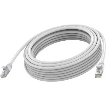 Vision - võrgukaabel - RJ-45 (M) RJ-45 pistikule (M) - 5,0m - 6,2 mm - STP - CAT 6a - vormitud, takerdumiskindel - valge (TC 5MCAT6A)