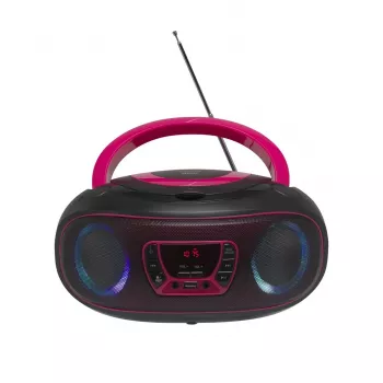 Denver TCL-212BT PINK CD-mängija Kaasaskantav CD-mängija Must, Roosa