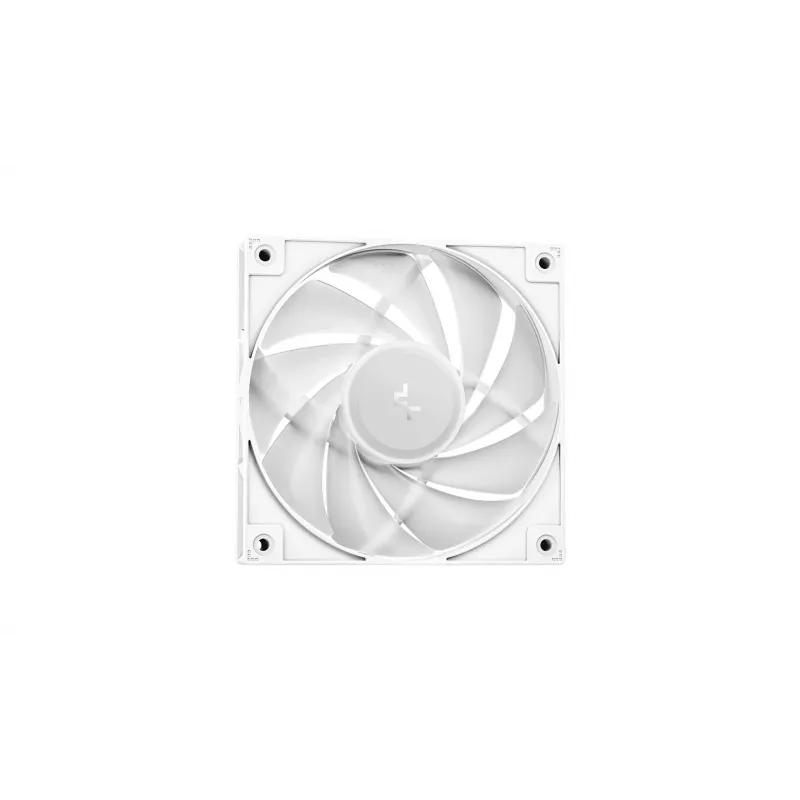 Kõik-ühes vedelikjahutus DeepCool LE240 V2 — 240 mm radiaator, 2×120 mm PWM ventilaatorit, hüdrodünaamiline laager, valge