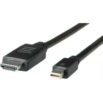 ROLINE - Videokaabel - DisplayPort / HDMI - HDMI (M) kuni Mini DisplayPort (M) - 2 m - Varjestatud - Must (11.04.5796)