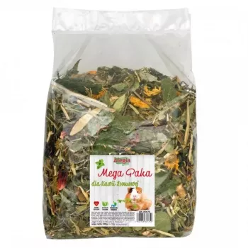 Täissööt merisigadele Alegia Mega Pack 650 g — suhkruvaba, taimse maitsega, gluteeni- ja sojavaba kott
