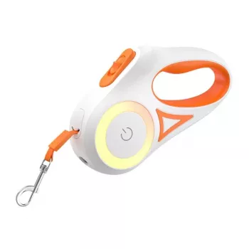 Sissetõmmatav koerarihm Rojeco RSSQYSFG3M-06 — 3 m, oranž, automaatne