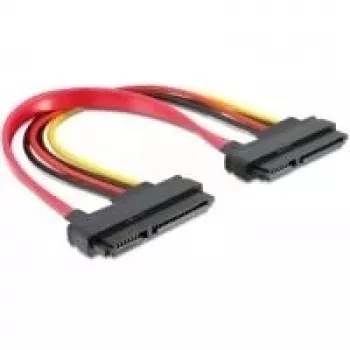 SATA-kaabel DeLOCK 84406 22pin / 22pin FM 0,2m punane