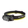 Nitecore HC70 UHE otsalamp, 1600 lm, 6 LED-i, IP68, USB-ga laetav, alumiinium, 172 g, must