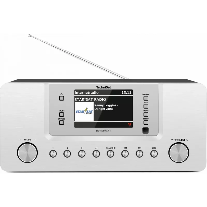 TechniSat DigitRadio 574 IR - Audiosüsteem - 2 x 5 Watt - Hõbedane (0001/2951)