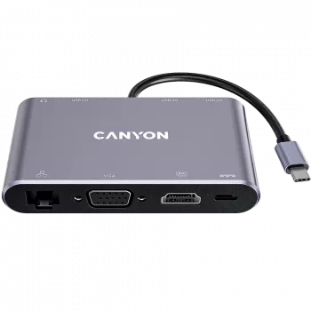 Canyon DS-14 - dokkimisjaam - USB-C - VGA, HDMI