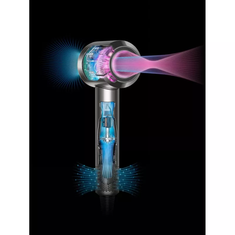 Dyson Supersonic Straight+Wavy HD07 föön, Preisi sinine / vask (113277-01)