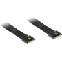 Salvestuslahendus Inter-Tech SFF-8654 8i Must 8 sisemist porti
