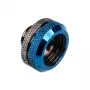 Bitspower Multi-Link adapter G1/4 inch isane 16 mm OD kõvatorule, sirge ühendus, läikiv must