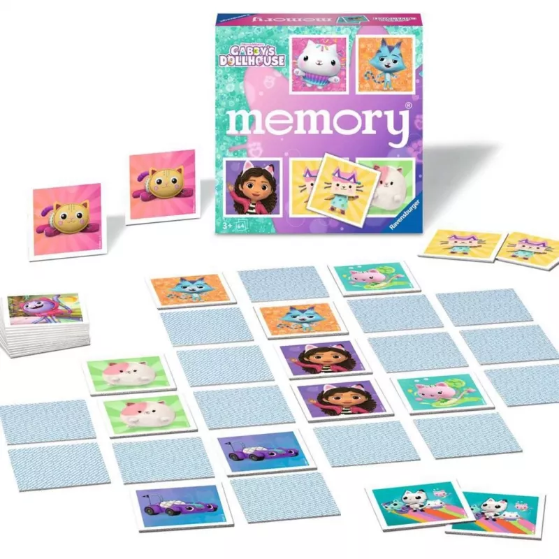 memory - Gabby's Dollhouse, mälumäng