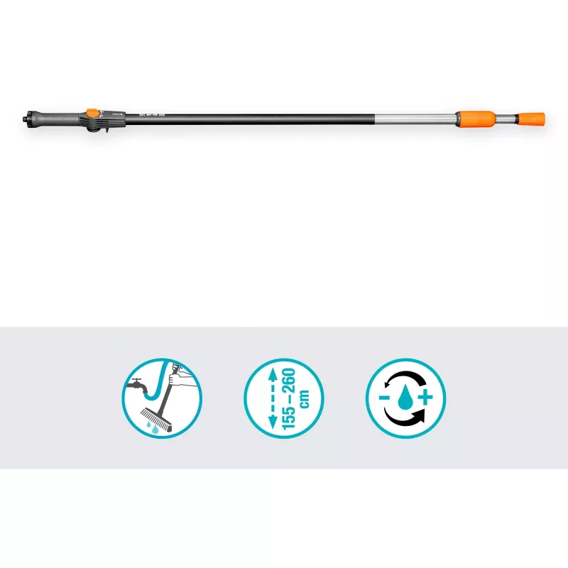 Voolikuhoidja GARDENA 18804-20 Alumiinium Must Oranž 2,6 m