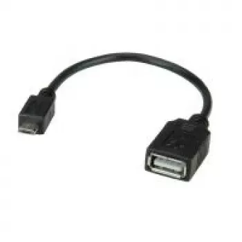 VALUE USB 2.0 kaabel, USB 2.0 tüüp Micro B - tüüp A BU, OTG 0,15 m (11.99.8311)