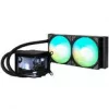 Jonsbo D32 STD arvutikorpus + TRYX PANORAMA täielik vedelikjahutus, ARGB - 240 mm, must