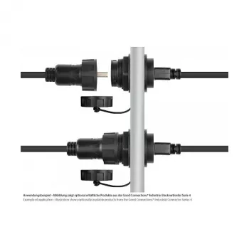 Good Connections Industrie-Plug S4 -USB 2.0 A-A 1m kaabel