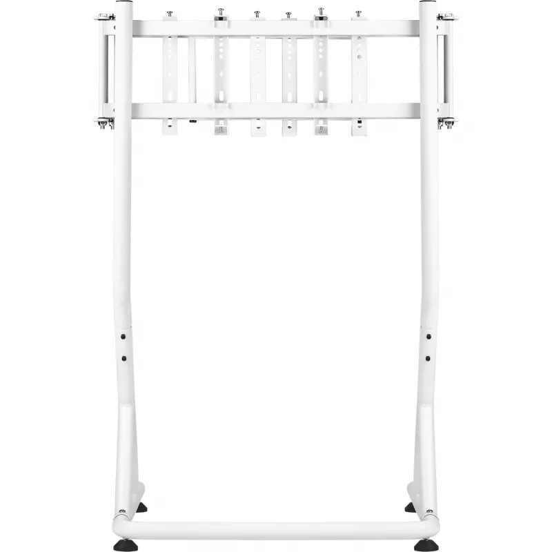 Triple Monitor Stand Snow, võidusõidusimulaatori kokpiti GR500 jaoks, monitorikinnitus valge, monitoridele 32 - 55