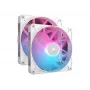 Corsair iCUE LINK RX140 ARGB 140mm Valge 2-Pack