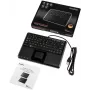 Perixx PERIBOARD-510H Plus klaviatuur USB hispaania must (PERIBOARD-510 H PLUS ES)