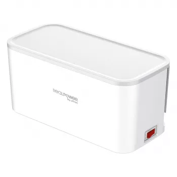 Pikendusjuhe RealPower PowerBox 522 1,5 m 5 pistikupesa Siseruumidesse Valge
