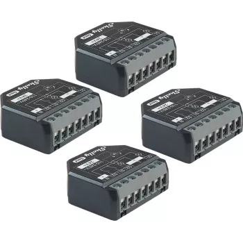 4 Shelly 2PM Gen4 Zigbee/Matter kontrolleri komplekt