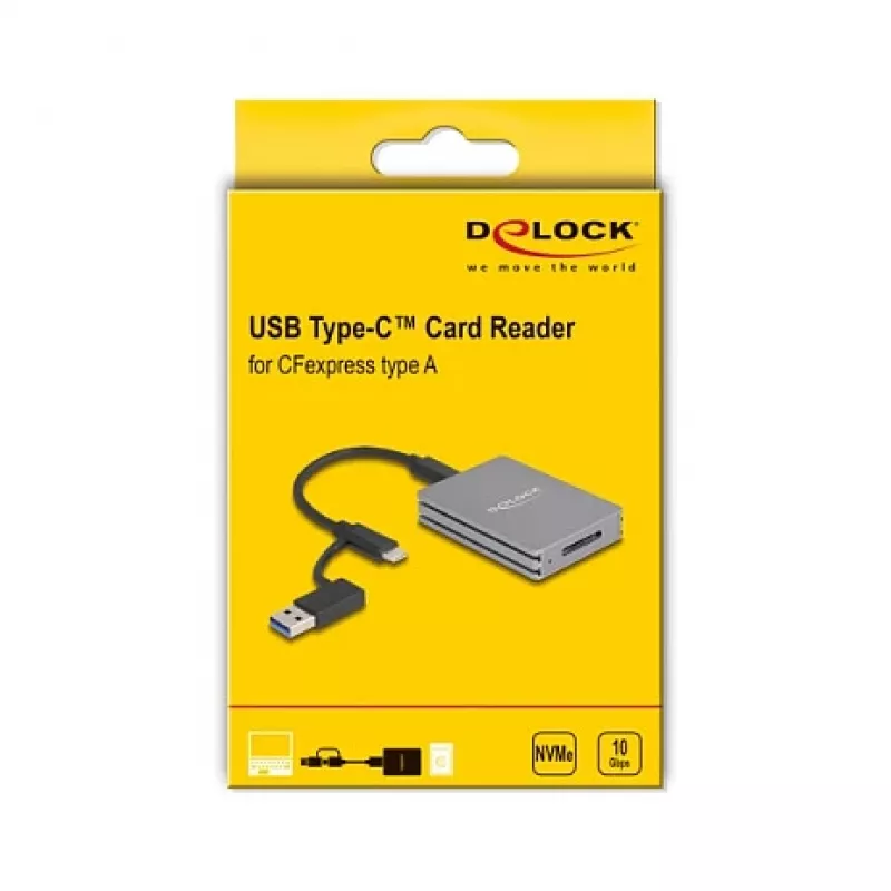 Delock 91012 USB USB-C kaardilugeja CFexpress Type A jaoks