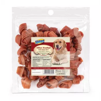 HILTON Sõlmega pardiluulu 6 cm - koeramaius - 500g