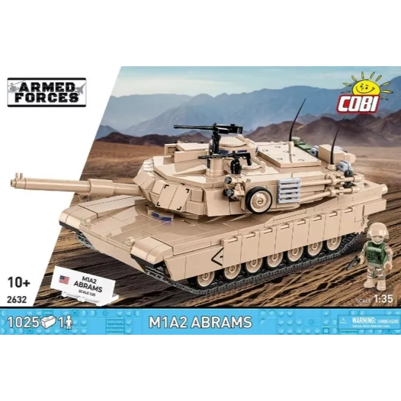 Ehituskomplekt Cobi M1A2 Abrams 1025 tükki mudel COBI-2632