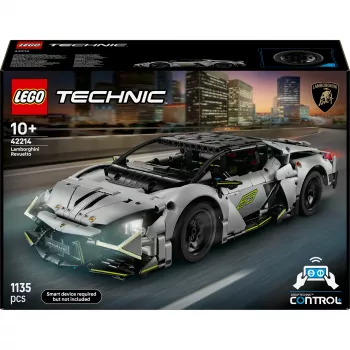LEGO Technic Supercar Lamborghini Revuelto 42214 — 1:10 mõõtkavas detailne mudelikomplekt, 1135 tükki