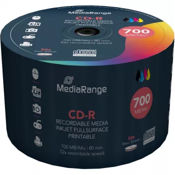 CD-R MediaRange MR208 700 MB 52x 50 tk