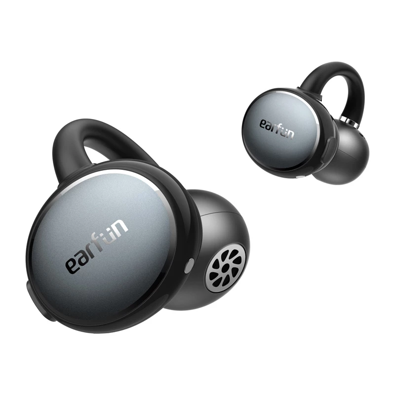 Juhtmeta kõrvapealsed kõrvaklapid Earfun Clip (must) mudel CW100G