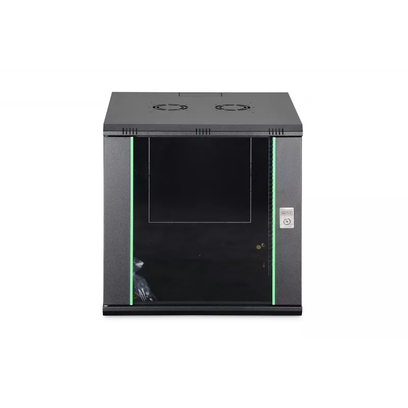 Seinale kinnitatav võrgukapp DIGITUS Dynamic-N DN-37111 — 12U, 600x600 mm, IP20, võtmelukk