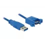USB-kaabel DeLOCK USB 3.0 A 1m 85112