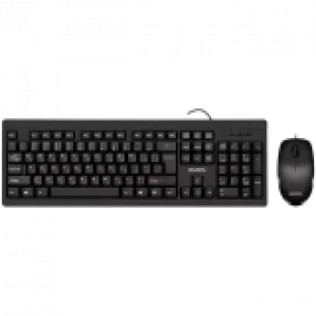 Klaviatuuri ja hiire komplekt KB-S320C must (104 klahvi, 1000 DPI, 2+1 nuppu)