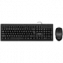 Klaviatuuri ja hiire komplekt KB-S320C must (104 klahvi, 1000 DPI, 2+1 nuppu)