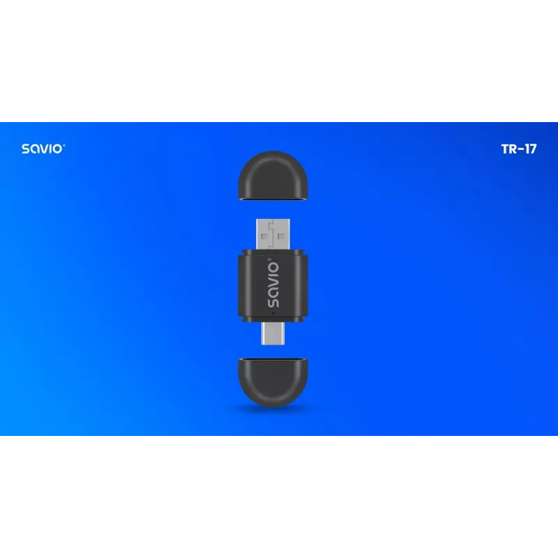 Juhtmevaba heli edastaja Savio TR-17 Bluetooth USB 10 m Must