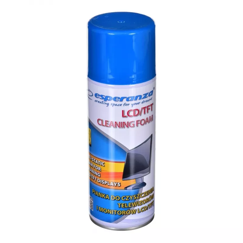 Seadmete puhastusvaht ESPERANZA ES119 — 400 ml LCD/TFT/Plasma ekraanidele, mitmevärviline