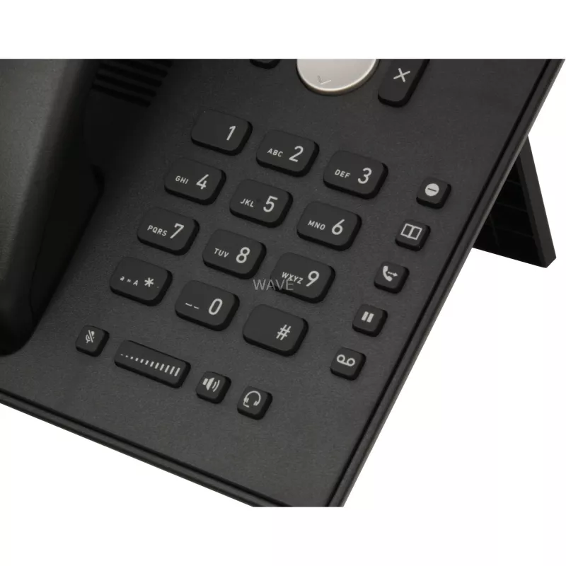 snom D120 - VoIP telefon - kolmesuunaline kõne - SIP - 2 kaablit - Must (4361)