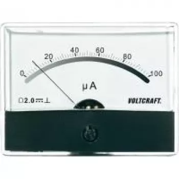 Voltcraft AM-86X65/100µA paigaldus-mõõteriist AM-86X65/100µA/DC 100 µA liikuva pooli mõõteriist (AM-86X65/100µA)